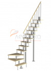 Модульная малогабаритная лестница Компакт - превью фото 1