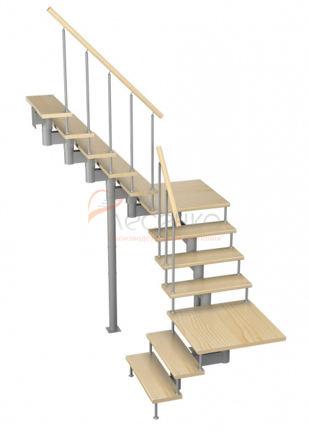 Модульная лестница Комфорт - фото 1