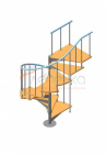 Винтовая лестница ЛЕС-1,8 - превью фото 2